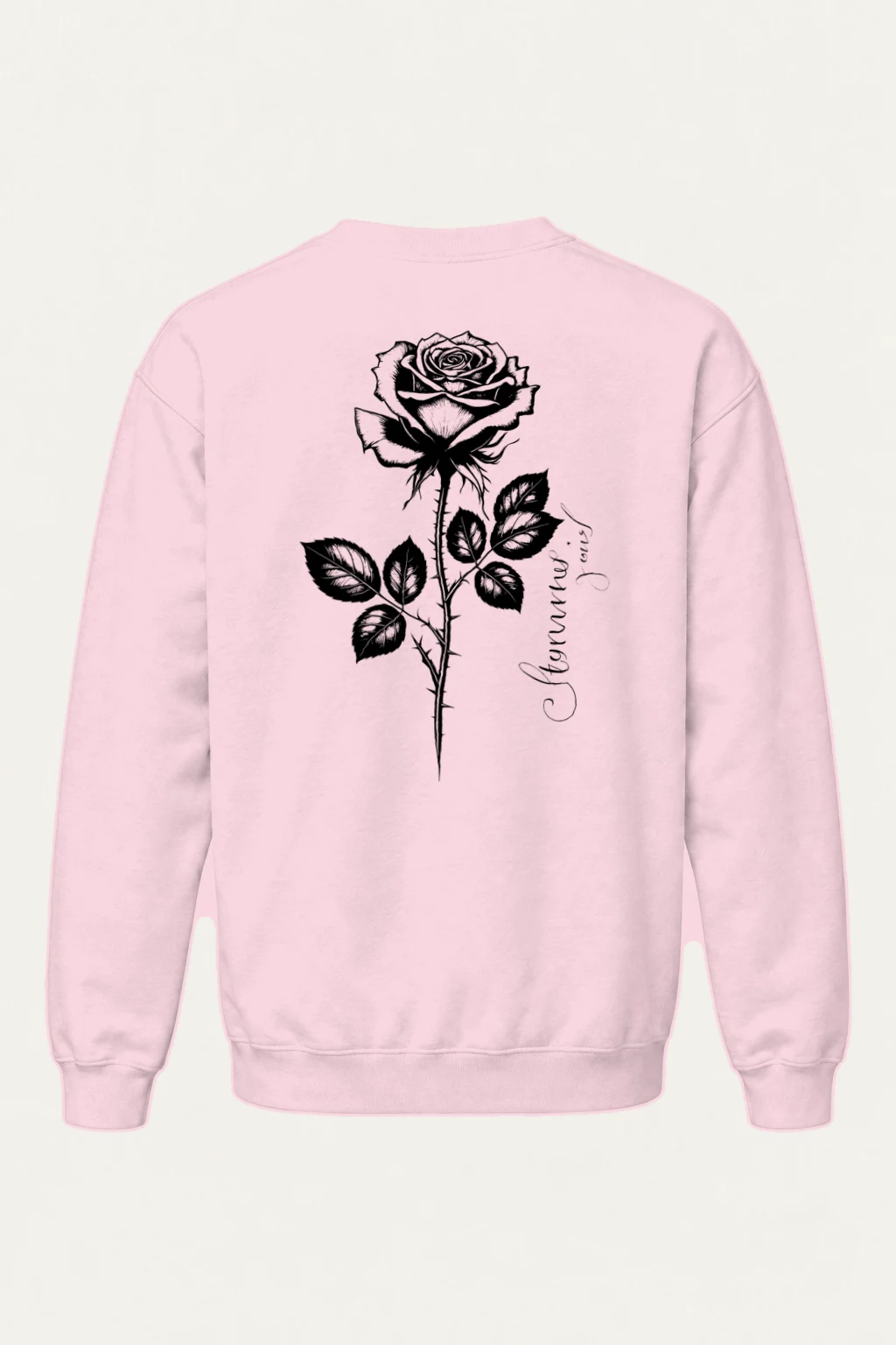 "Forever Love Rose" Heavy Blend Unisex Crewneck Sweatshirt | Gildan 18000
