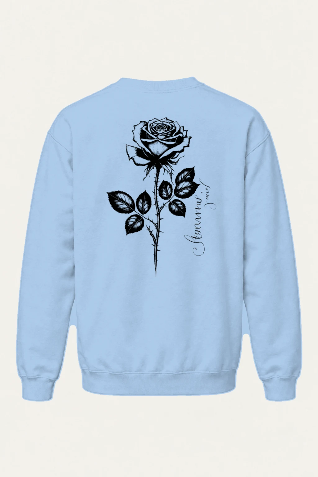 "Forever Love Rose" Heavy Blend Unisex Crewneck Sweatshirt | Gildan 18000