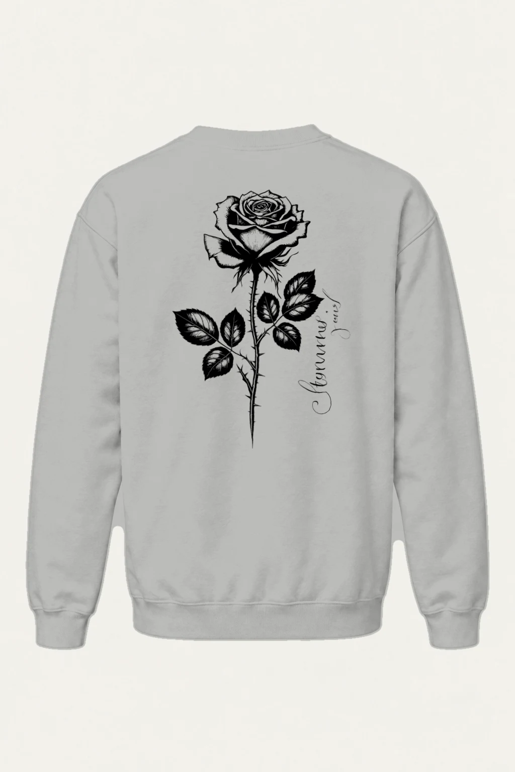 "Forever Love Rose" Heavy Blend Unisex Crewneck Sweatshirt | Gildan 18000