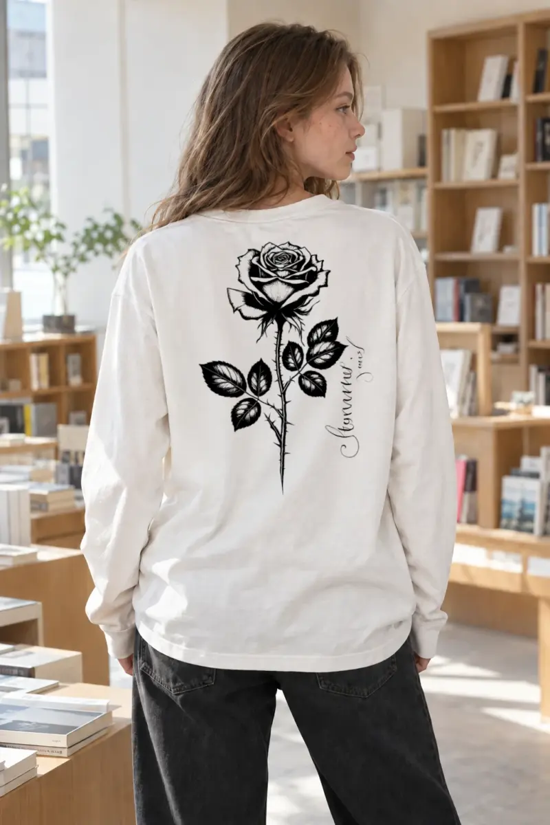 "Forever Love Rose" Unisex Longsleeve T-shirt | Gildan 2400