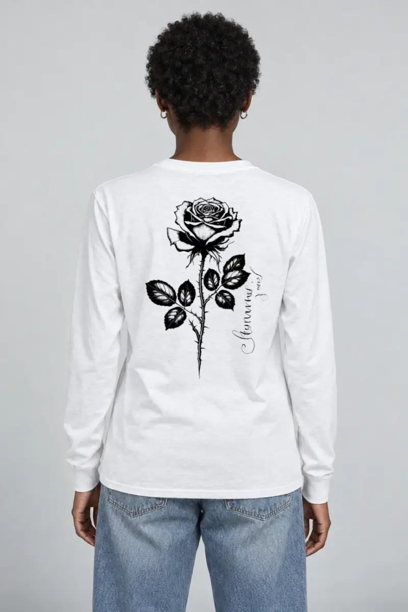 "Forever Love Rose" Unisex Longsleeve T-shirt | Gildan 2400