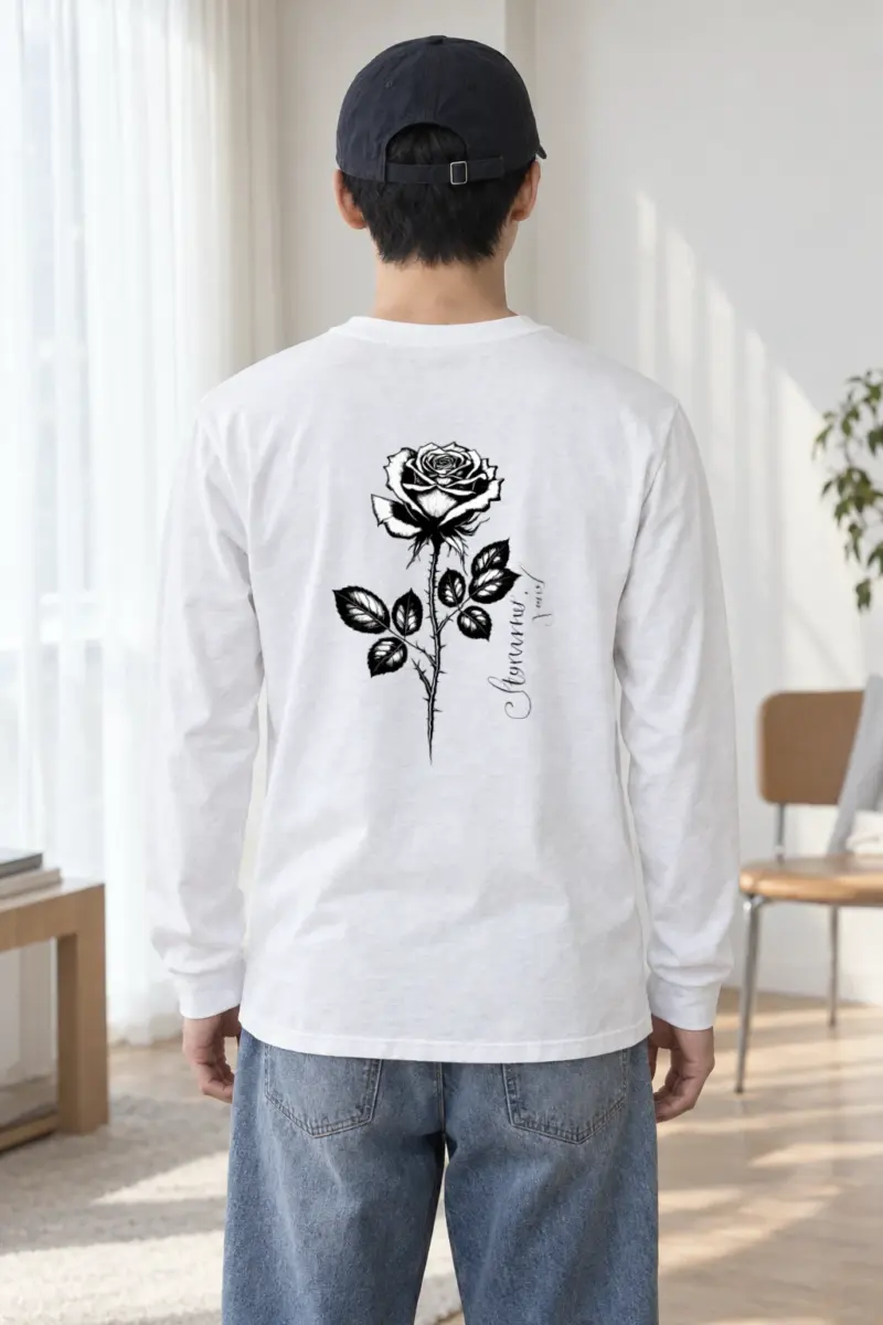 "Forever Love Rose" Unisex Longsleeve T-shirt