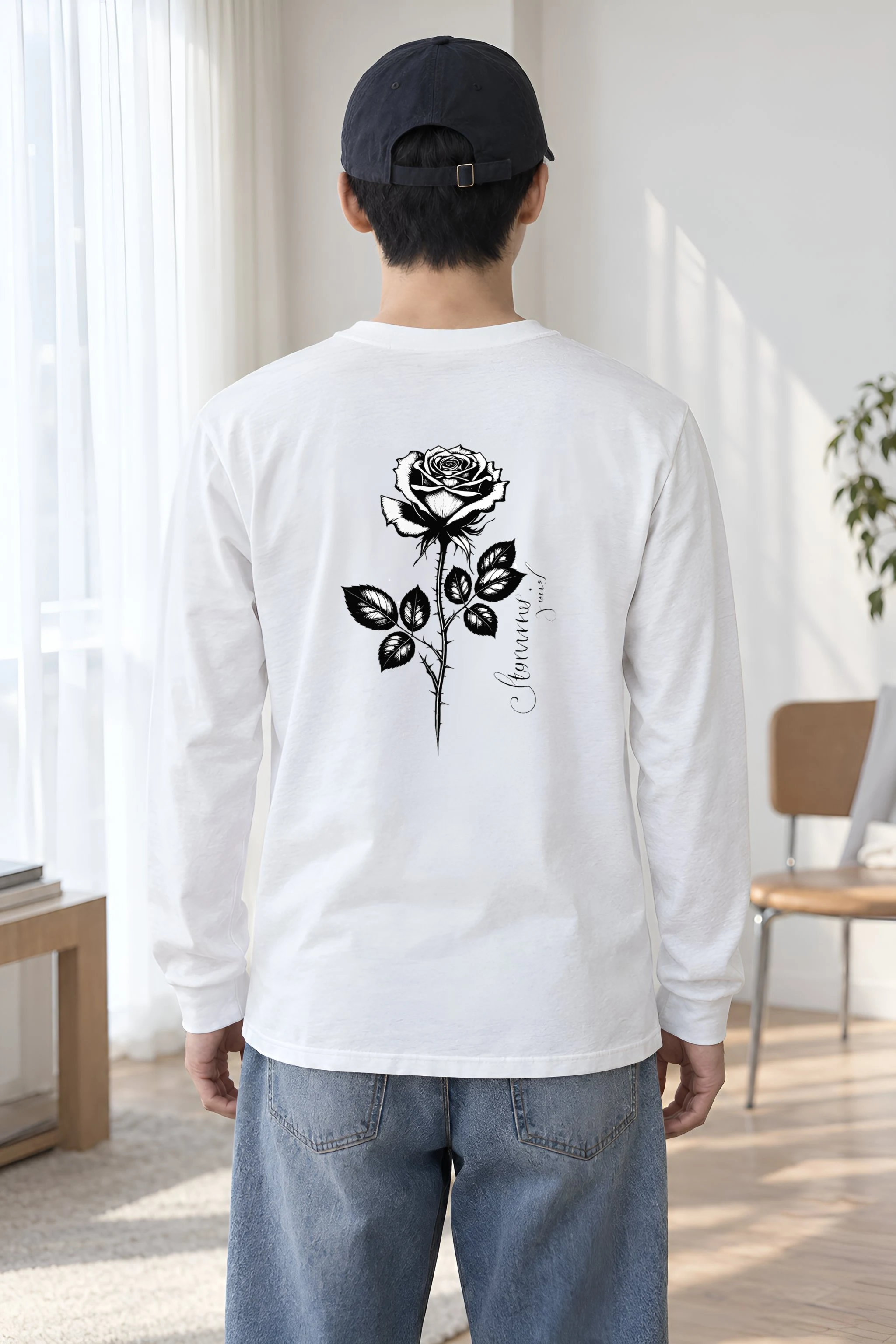 "Forever Love Rose" Unisex Longsleeve T-shirt