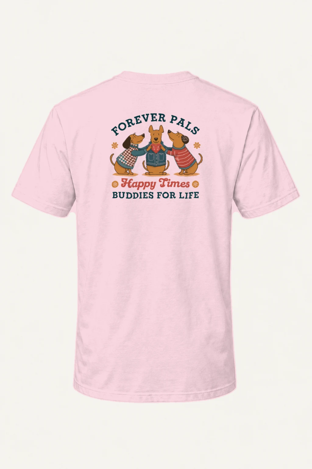 "Forever Pals" Heavyweight Unisex Crewneck T-shirt | Gildan 5000