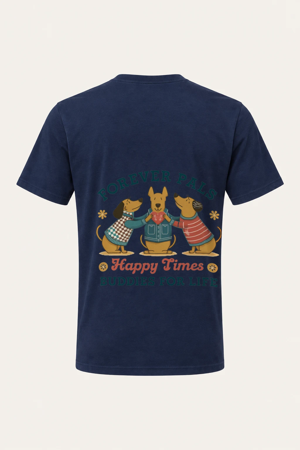 "Forever Pals" Heavyweight Unisex Crewneck T-shirt | Gildan 5000
