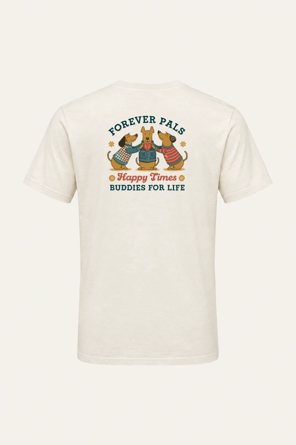 "Forever Pals" Heavyweight Unisex Crewneck T-shirt | Gildan 5000