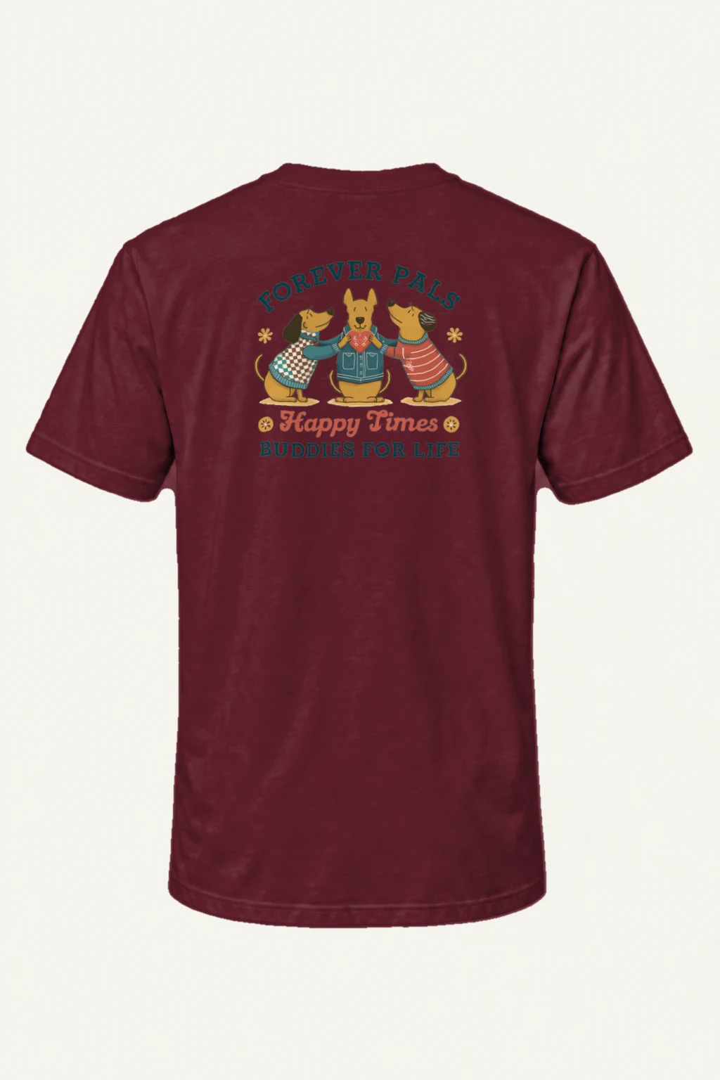 "Forever Pals" Heavyweight Unisex Crewneck T-shirt | Gildan 5000