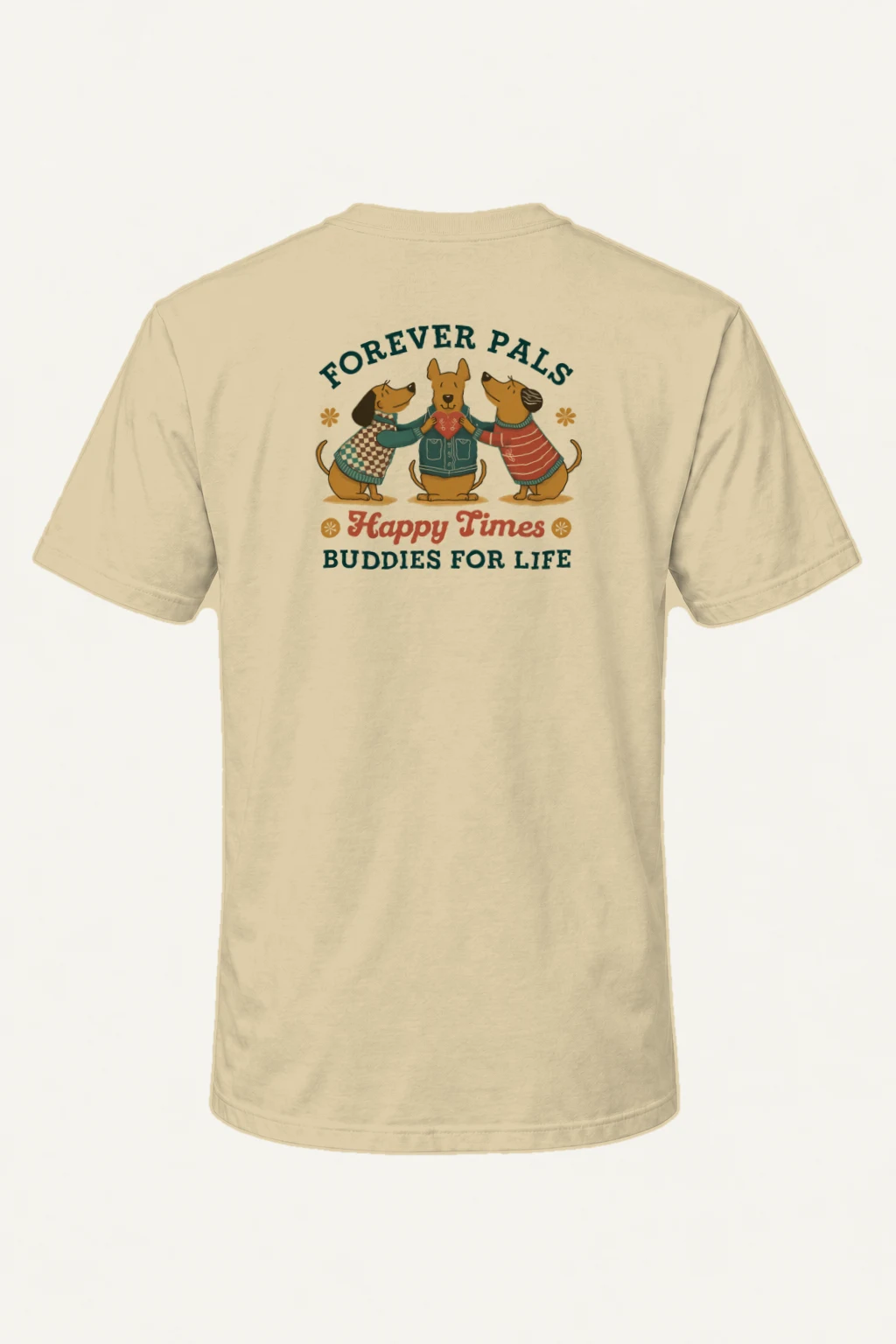 "Forever Pals" Heavyweight Unisex Crewneck T-shirt | Gildan 5000