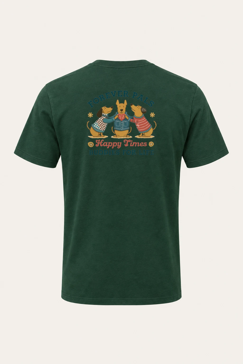 "Forever Pals" Heavyweight Unisex Crewneck T-shirt | Gildan 5000