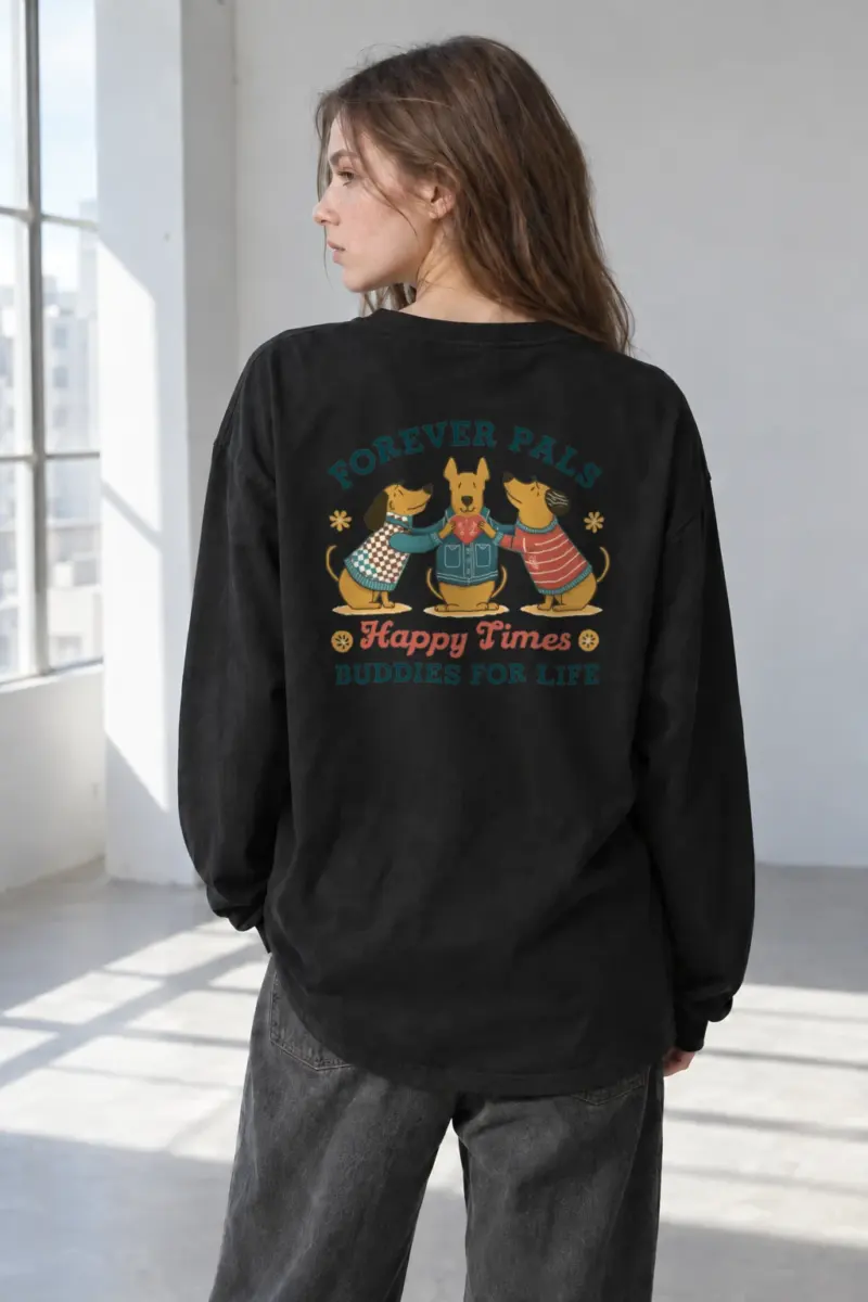 “Forever Pals” Unisex Longsleeve T-shirt | Gildan 2400