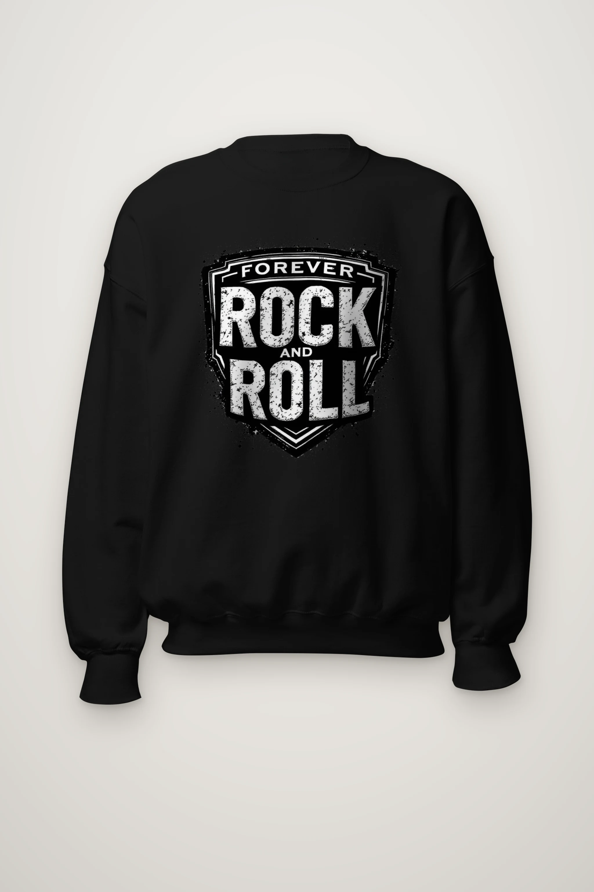 "Forever Rock And Roll" Heavy Blend Unisex Crewneck Sweatshirt