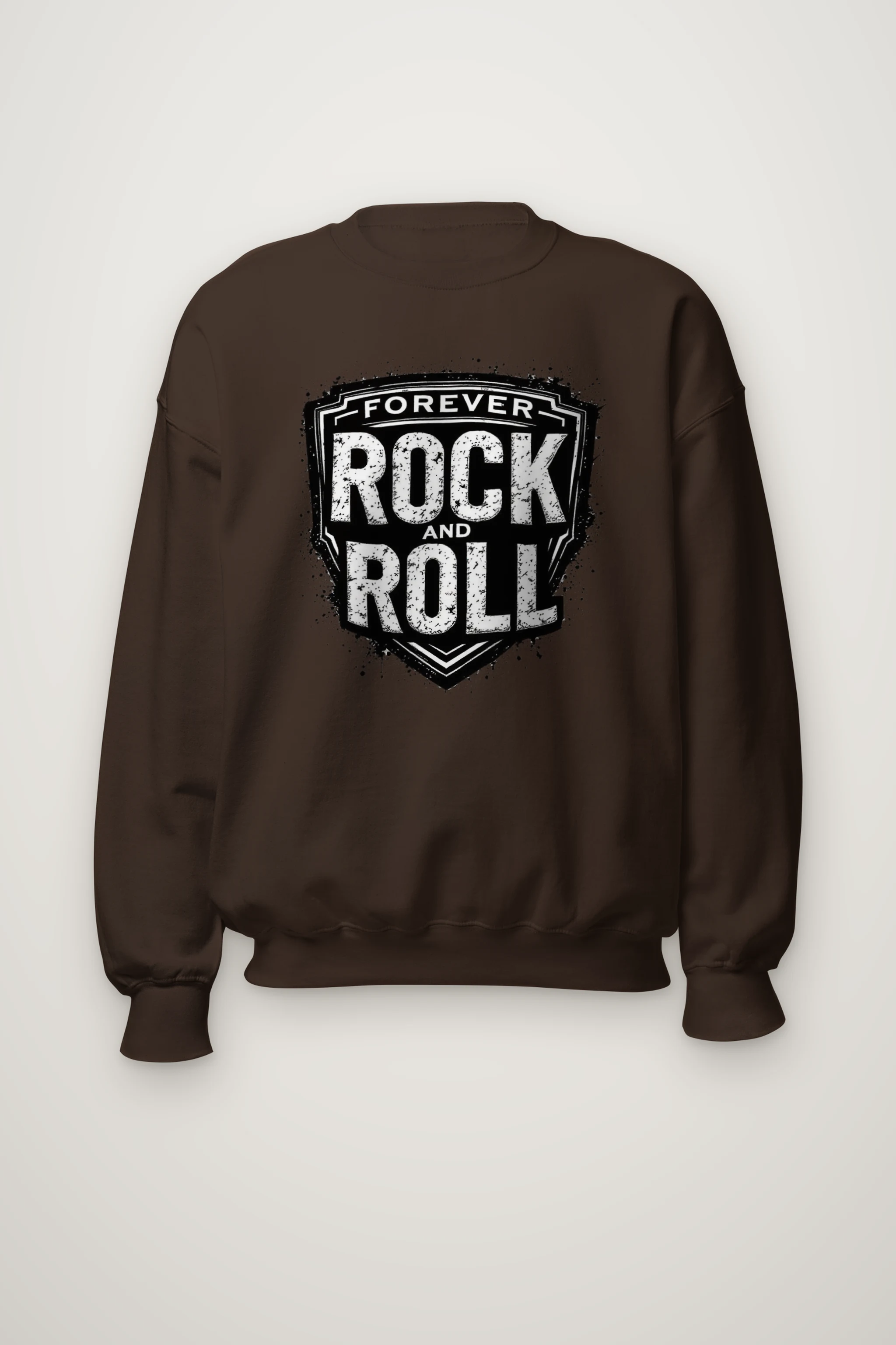 "Forever Rock And Roll" Heavy Blend Unisex Crewneck Sweatshirt