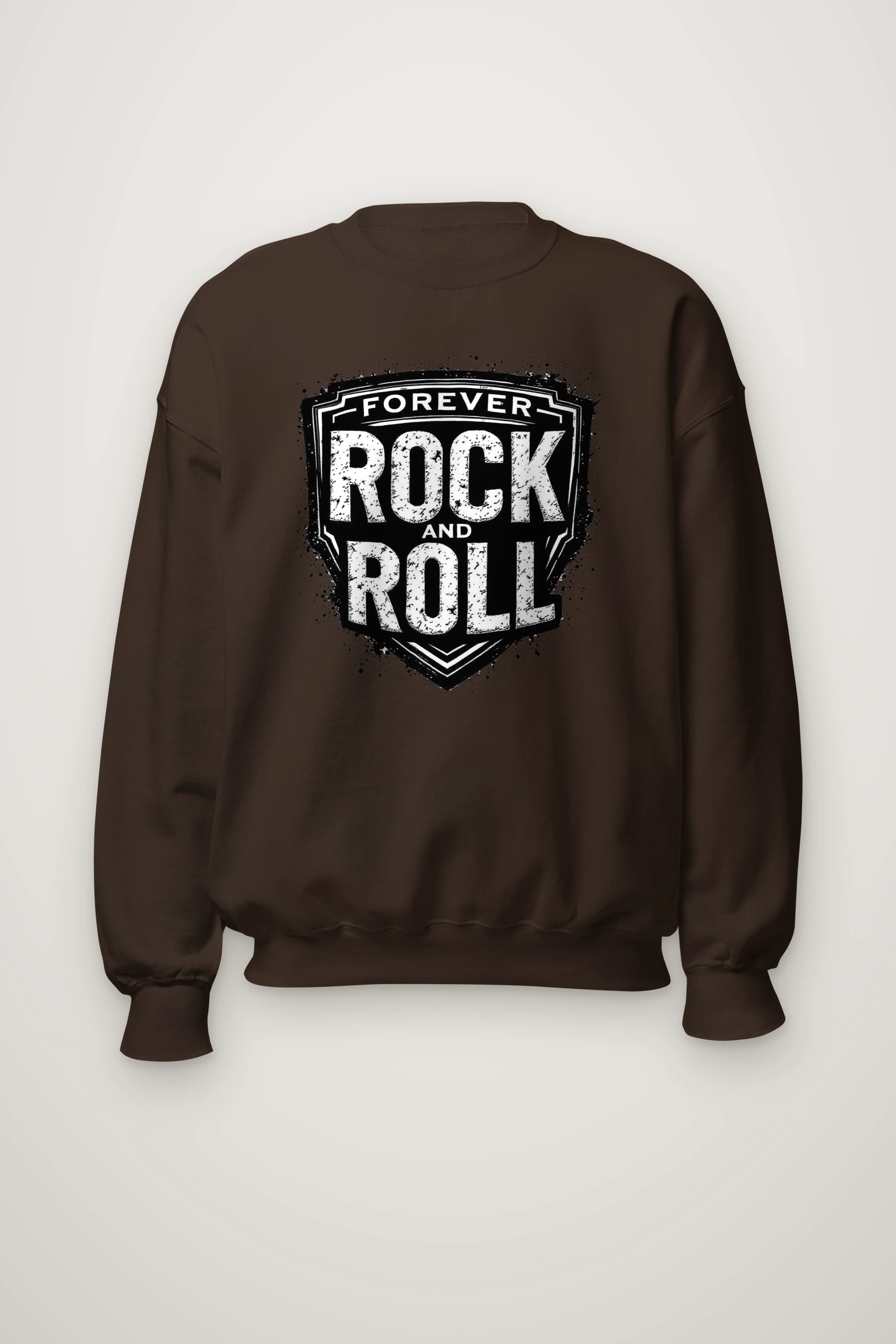 "Forever Rock And Roll" Heavy Blend Unisex Crewneck Sweatshirt
