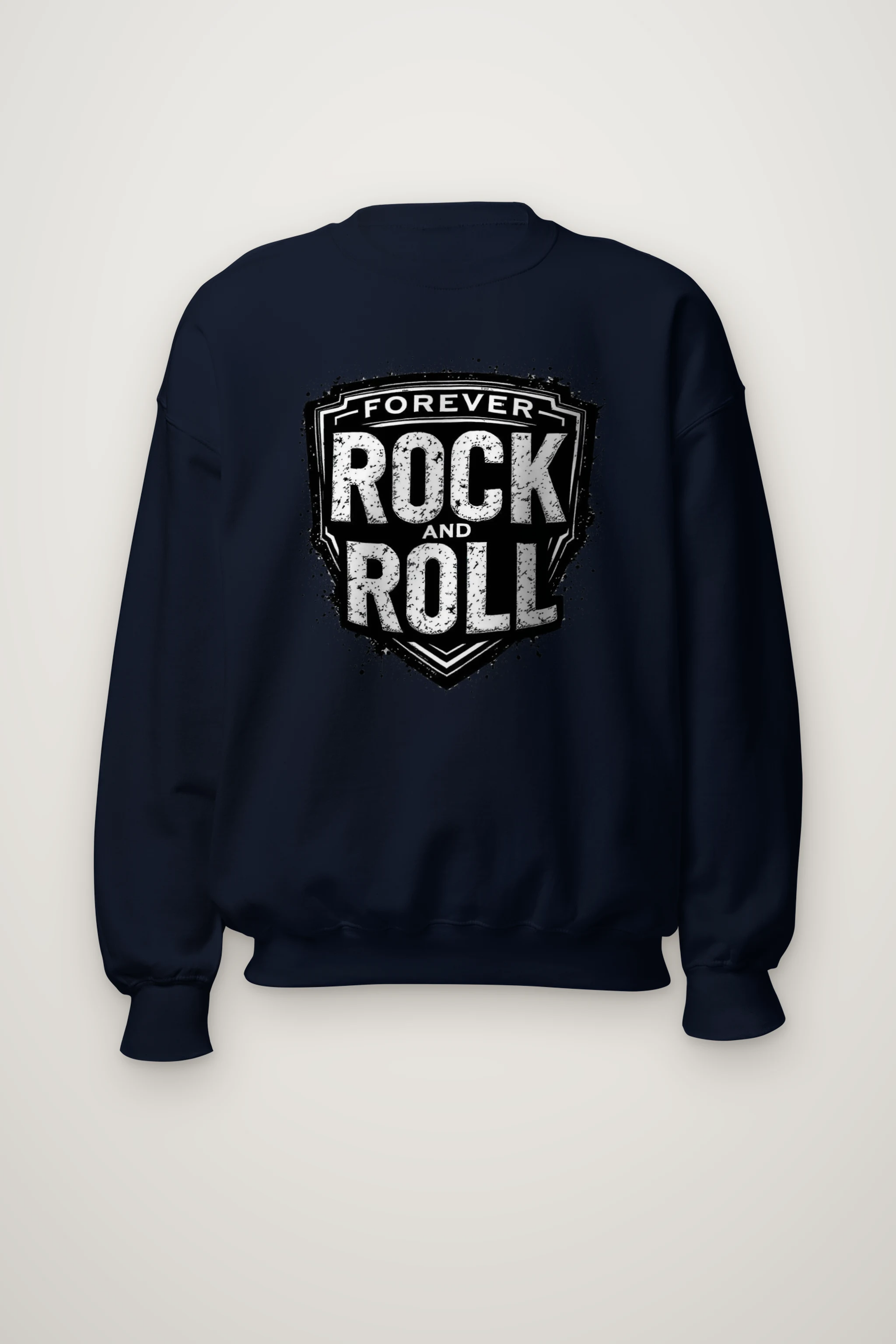 "Forever Rock And Roll" Heavy Blend Unisex Crewneck Sweatshirt
