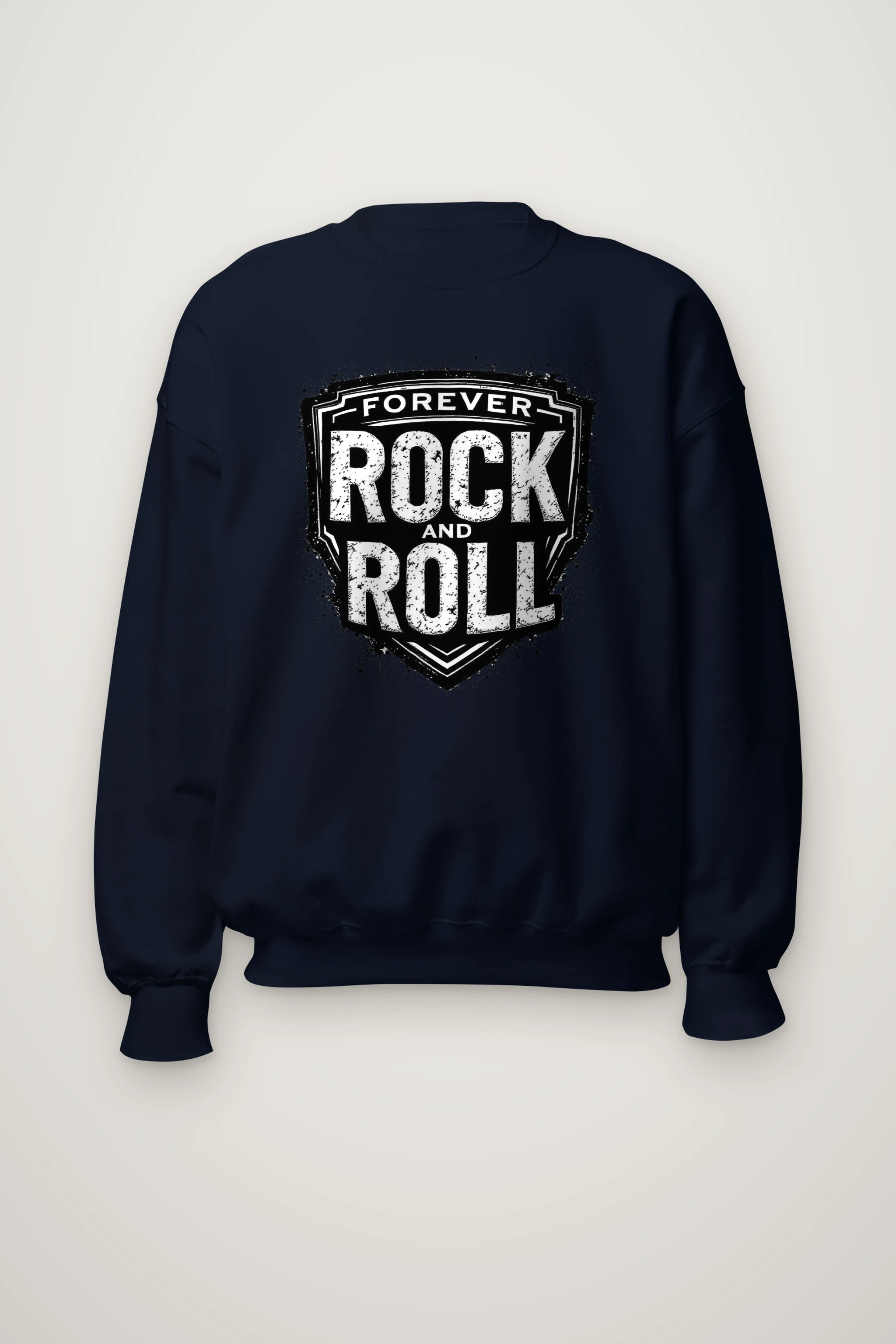"Forever Rock And Roll" Heavy Blend Unisex Crewneck Sweatshirt