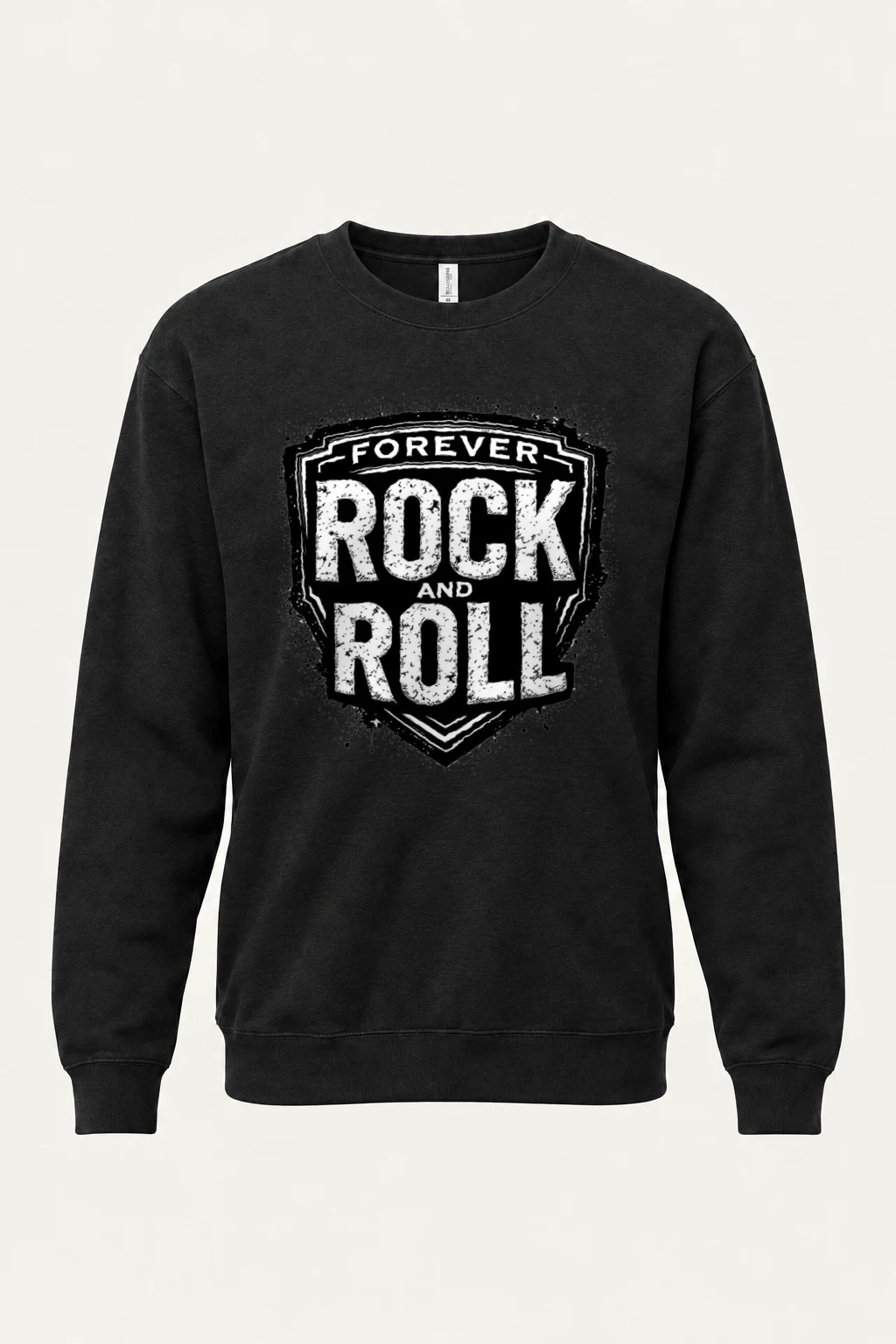 "Forever Rock And Roll" Heavy Blend Unisex Crewneck Sweatshirt | Gildan 18000