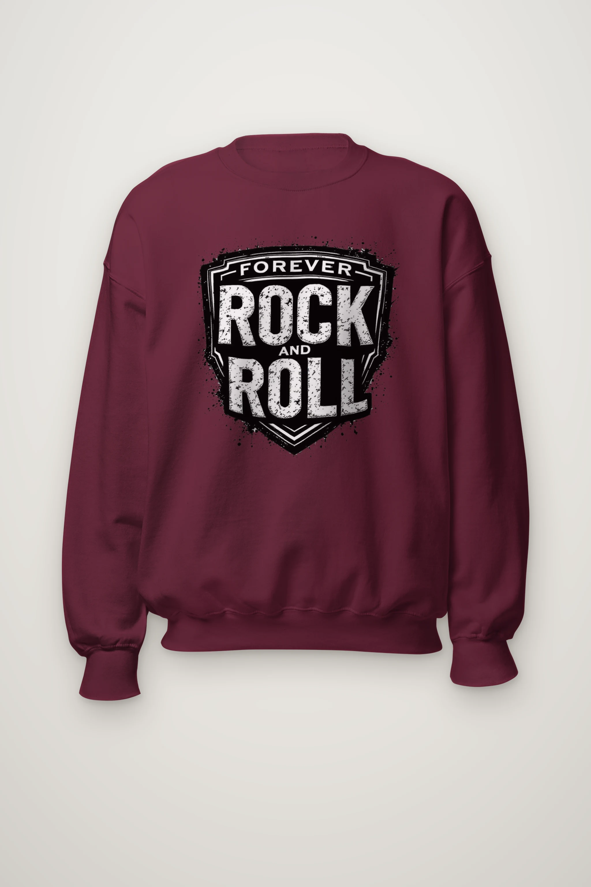 "Forever Rock And Roll" Heavy Blend Unisex Crewneck Sweatshirt