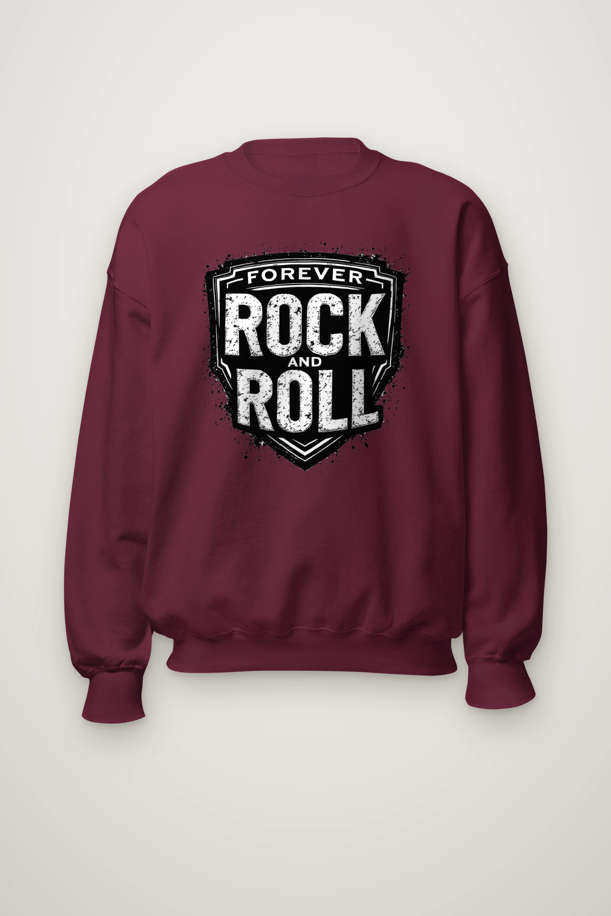 "Forever Rock And Roll" Heavy Blend Unisex Crewneck Sweatshirt