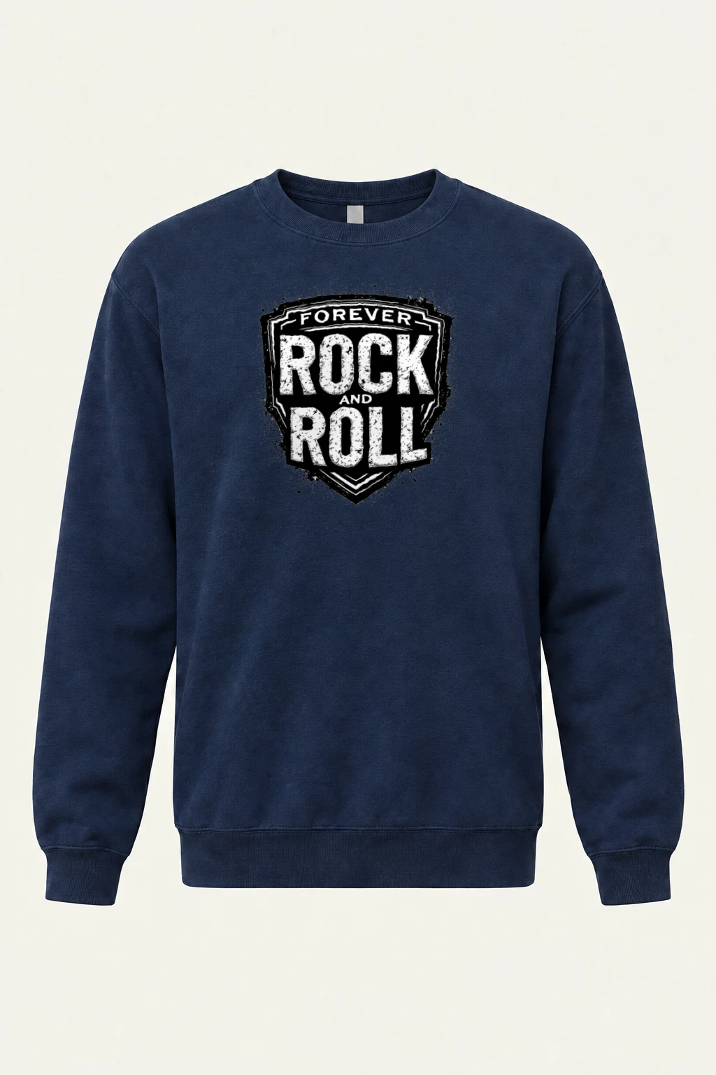 "Forever Rock And Roll" Heavy Blend Unisex Crewneck Sweatshirt | Gildan 18000
