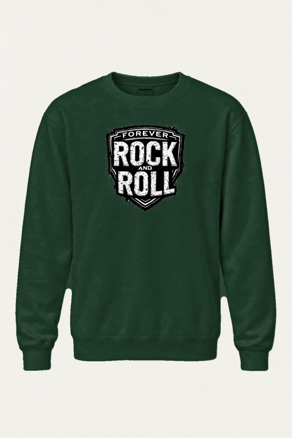 "Forever Rock And Roll" Heavy Blend Unisex Crewneck Sweatshirt | Gildan 18000