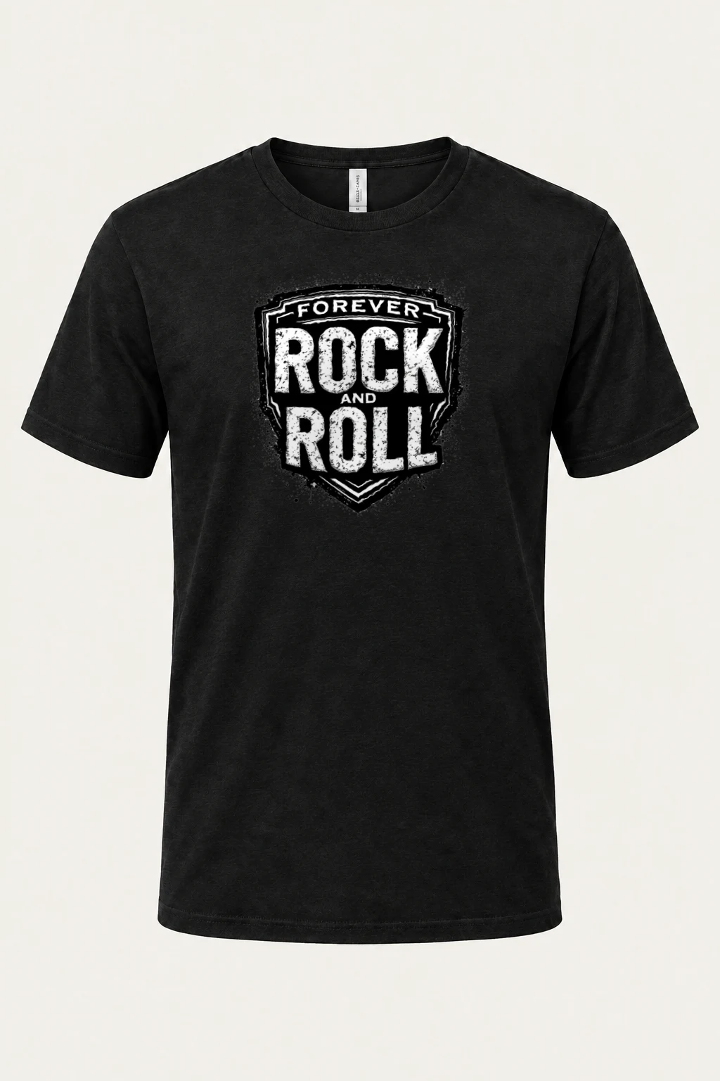 "Forever Rock And Roll" Heavyweight Unisex Crewneck T-shirt | Gildan 5000