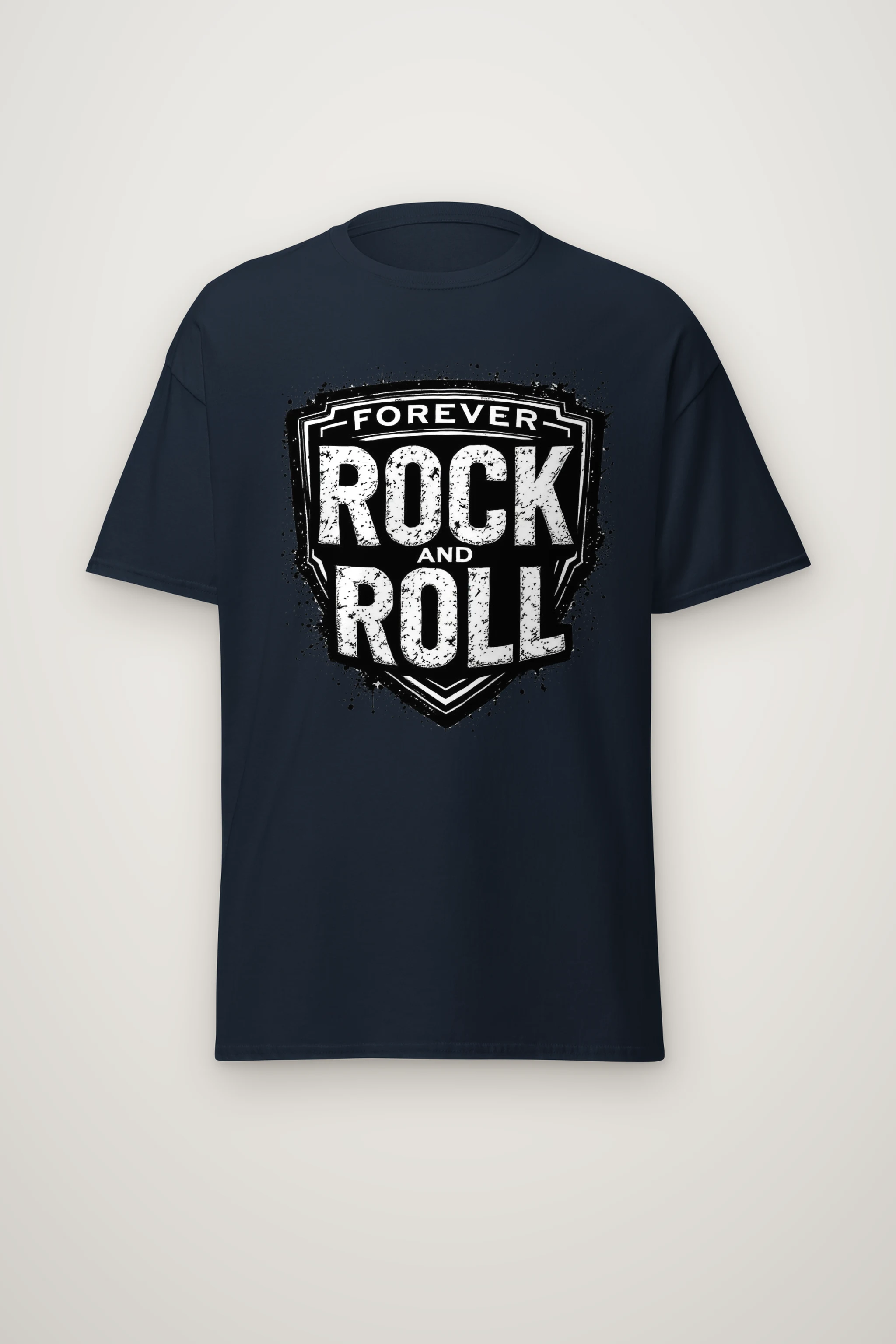 "Forever Rock And Roll" Heavyweight Unisex Crewneck T-shirt