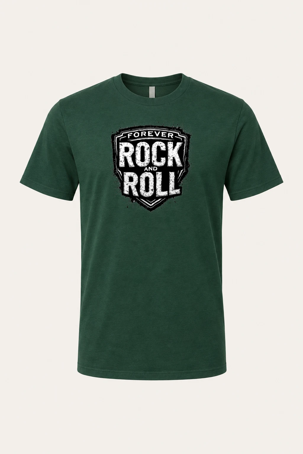 "Forever Rock And Roll" Heavyweight Unisex Crewneck T-shirt | Gildan 5000