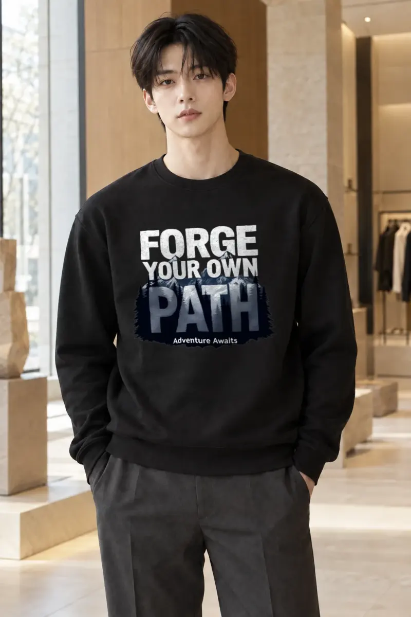 "Forge Your Own Path" Heavy Blend Unisex Crewneck Sweatshirt | Gildan 18000