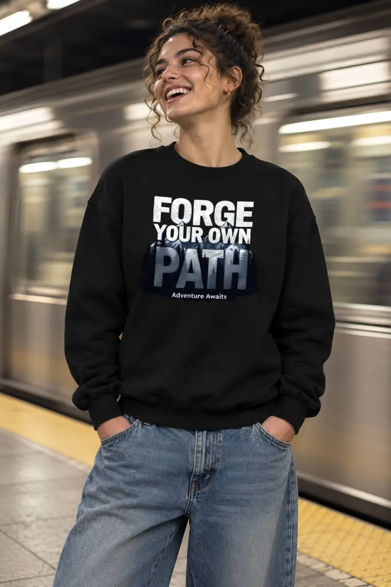 "Forge Your Own Path" Heavy Blend Unisex Crewneck Sweatshirt