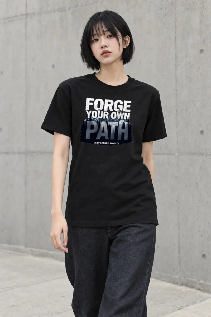"Forge Your Own Path" Heavyweight Unisex Crewneck T-shirt | Gildan 5000