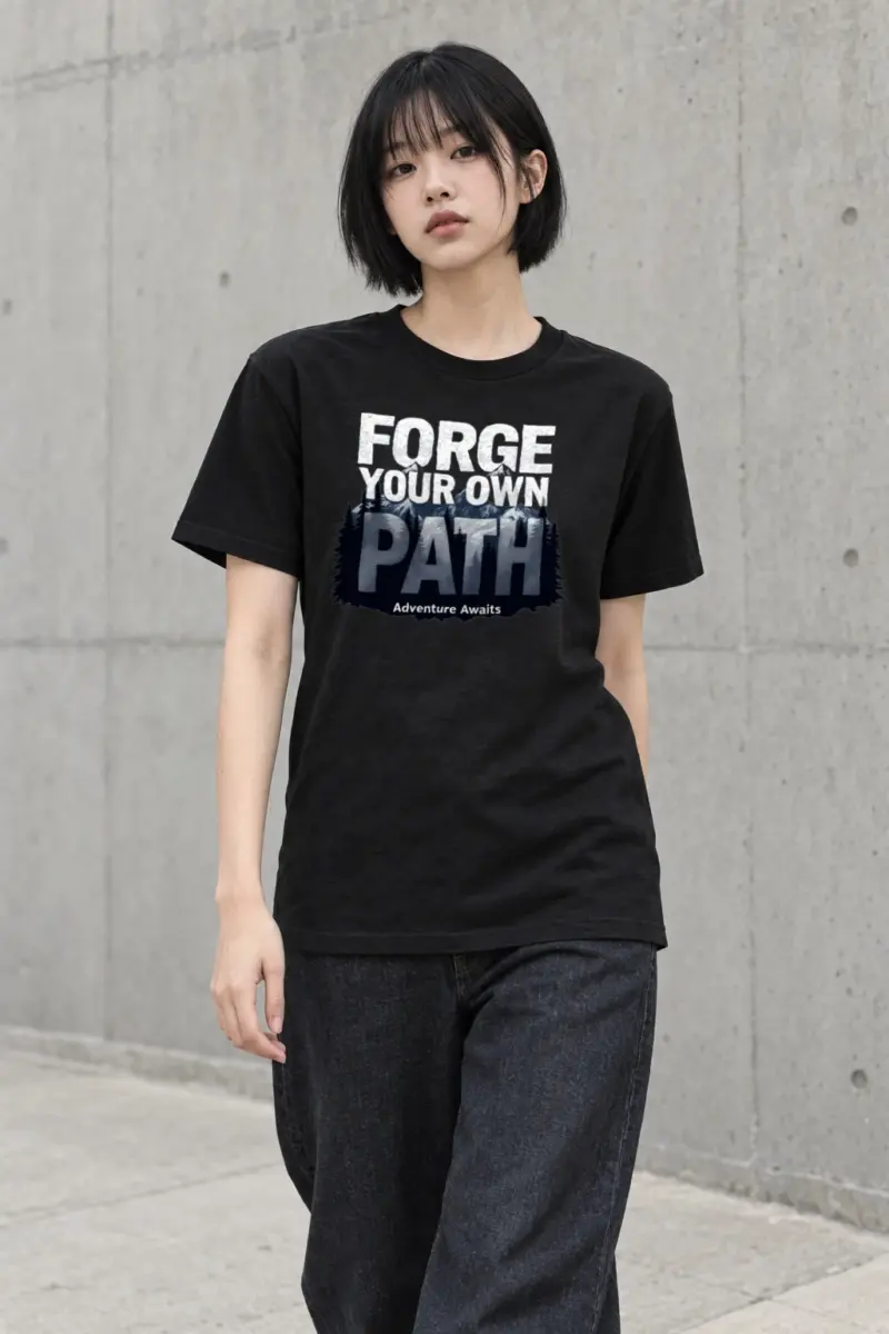 "Forge Your Own Path" Heavyweight Unisex Crewneck T-shirt