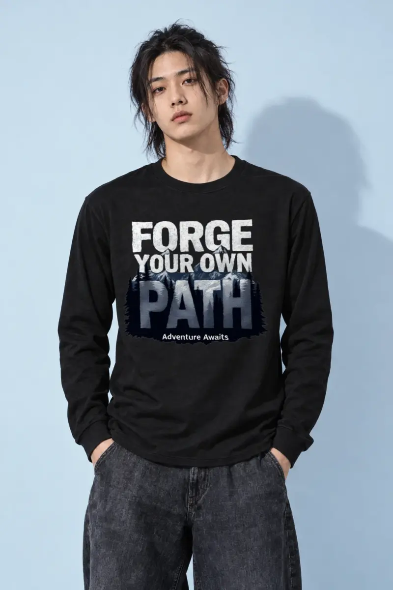 "Forge Your Own Path" Unisex Longsleeve T-shirt | Gildan 2400