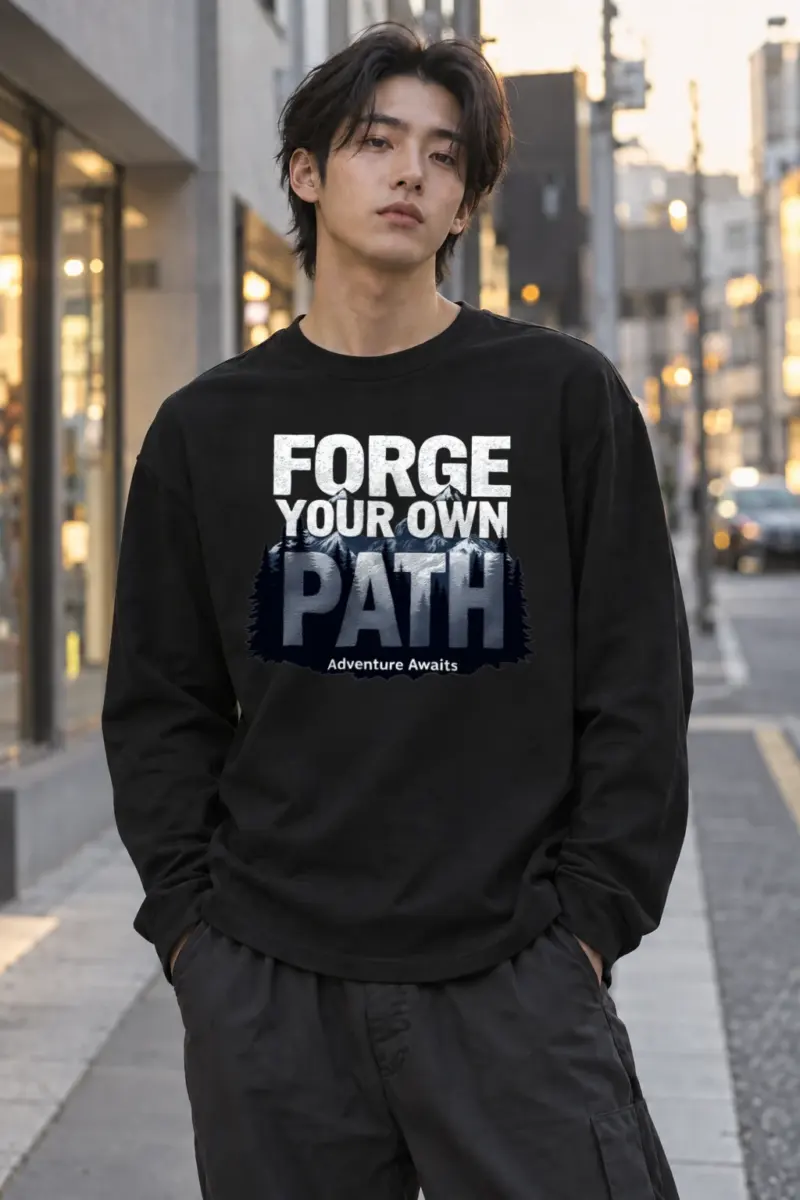 "Forge Your Own Path" Unisex Longsleeve T-shirt | Gildan 2400