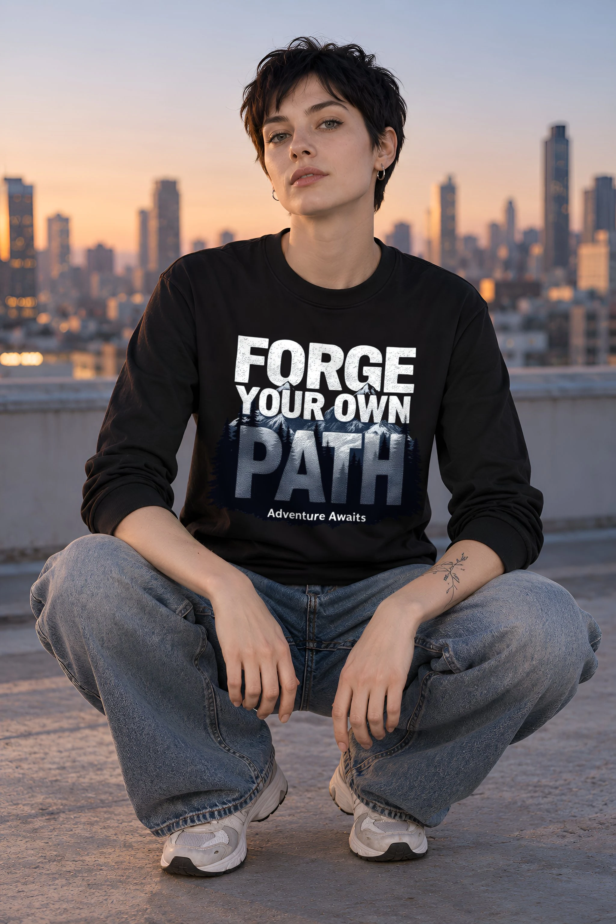 "Forge Your Own Path" Unisex Longsleeve T-shirt