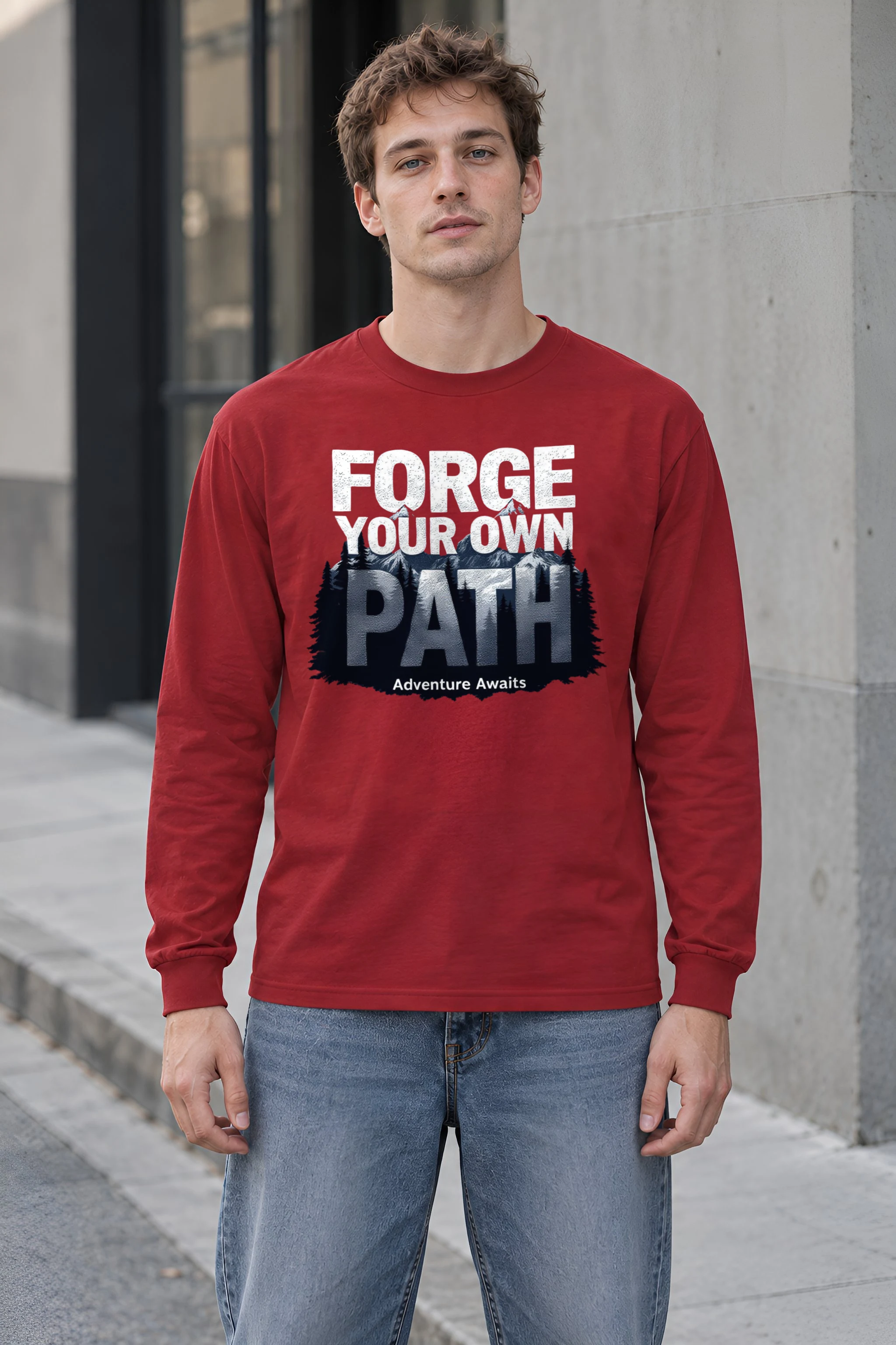 "Forge Your Own Path" Unisex Longsleeve T-shirt