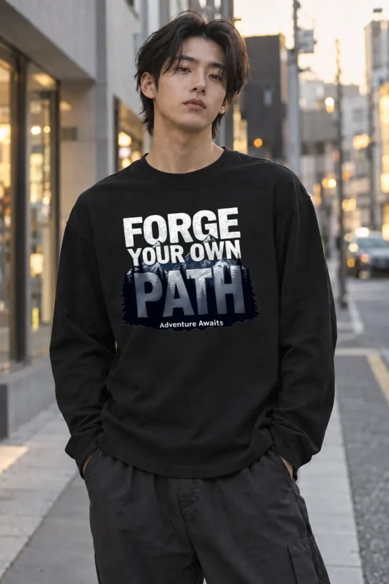 "Forge Your Own Path" Unisex Longsleeve T-shirt | Gildan 2400