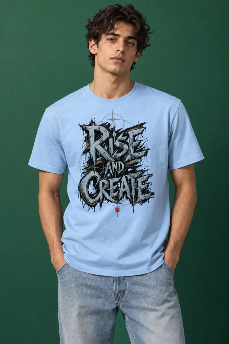 "Forged Ambition" Heavyweight Unisex Crewneck T-shirt | Gildan 5000