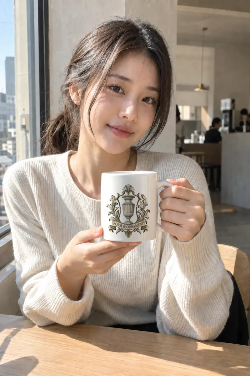 "Form & Ornament" 11oz Ceramic Mug
