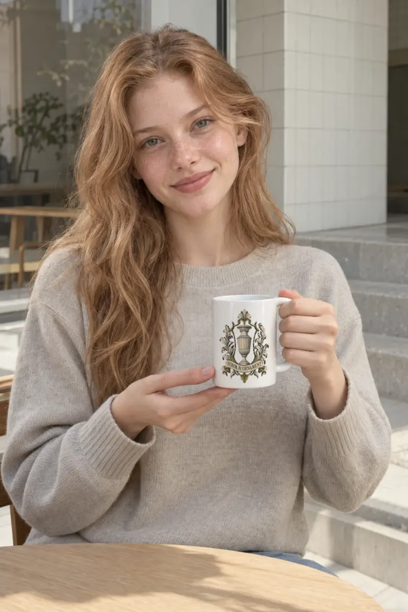 "Form & Ornament" 11oz Ceramic Mug