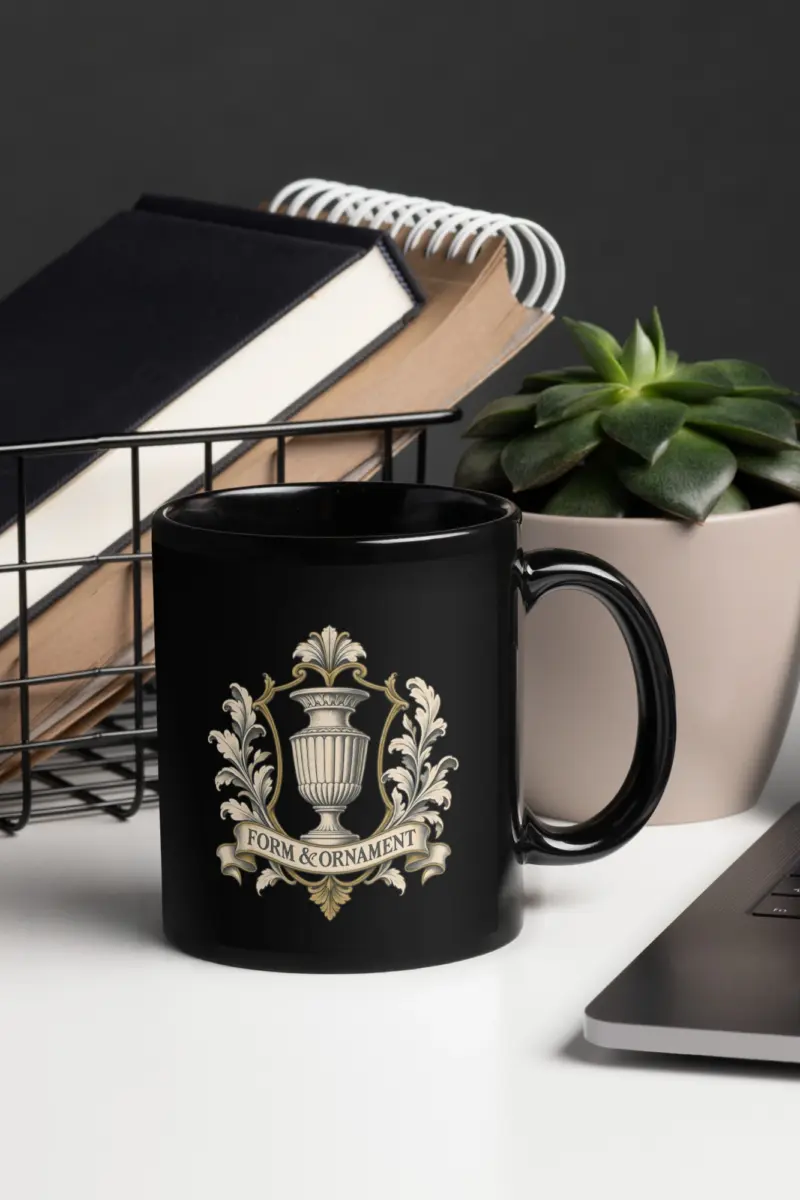 "Form & Ornament" 11oz Ceramic Mug