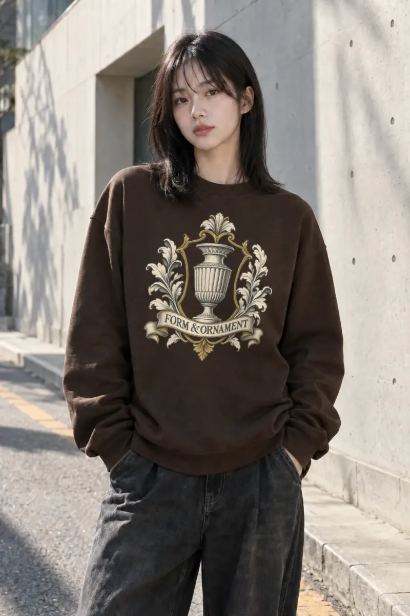"Form & Ornament" Heavy Blend Unisex Crewneck Sweatshirt | Gildan 18000