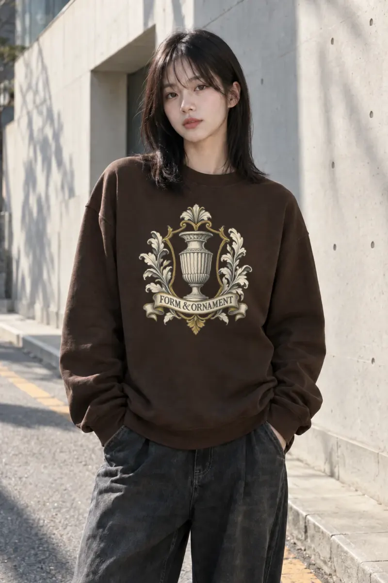 "Form & Ornament" Heavy Blend Unisex Crewneck Sweatshirt | Gildan 18000