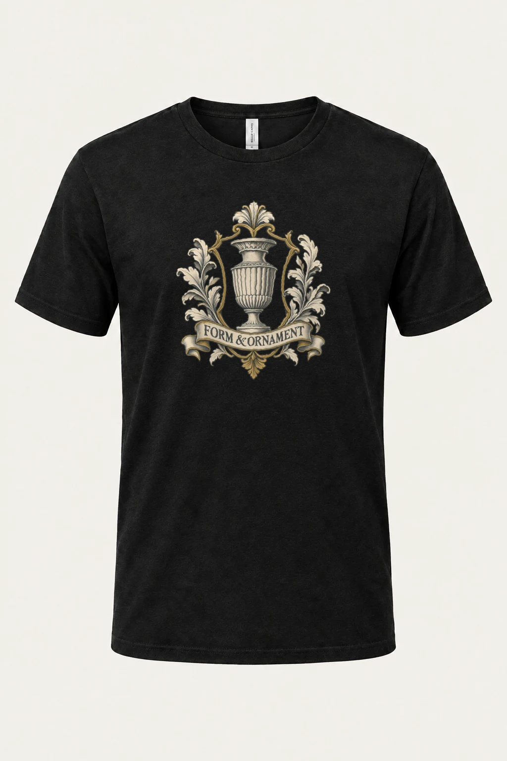 "Form & Ornament" Heavyweight Unisex Crewneck T-shirt | Gildan 5000