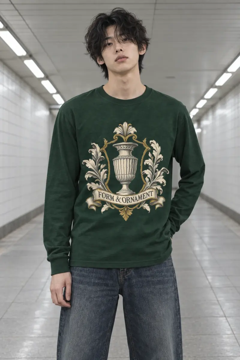 "Form & Ornament" Unisex Longsleeve T-shirt | Gildan 2400