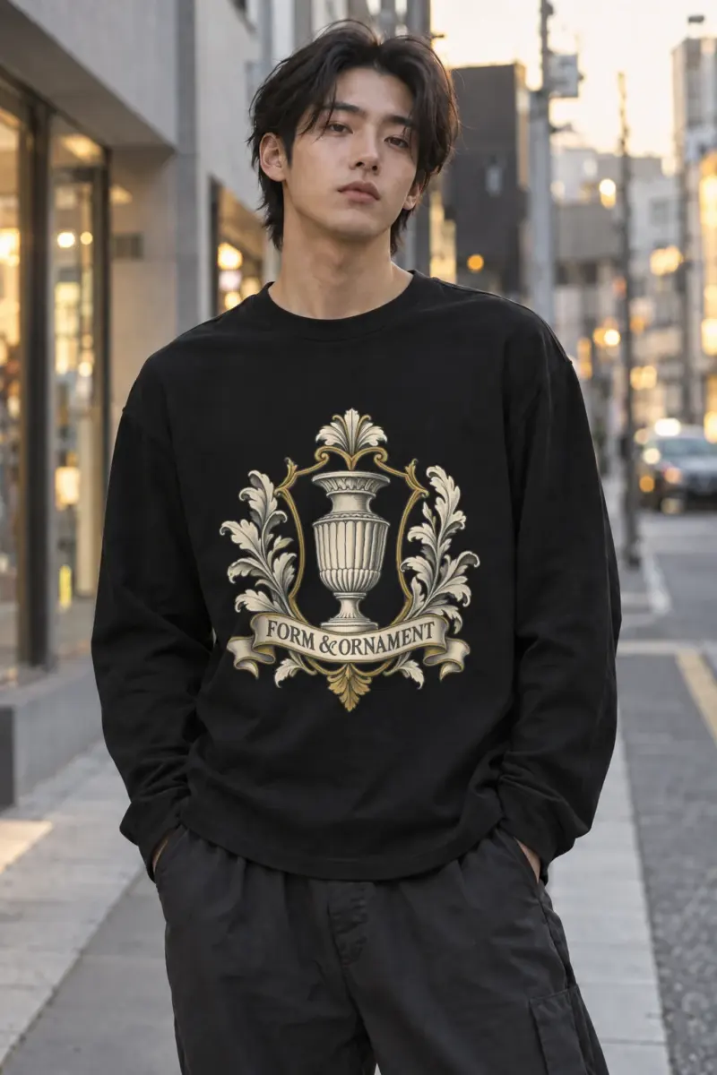 "Form & Ornament" Unisex Longsleeve T-shirt | Gildan 2400