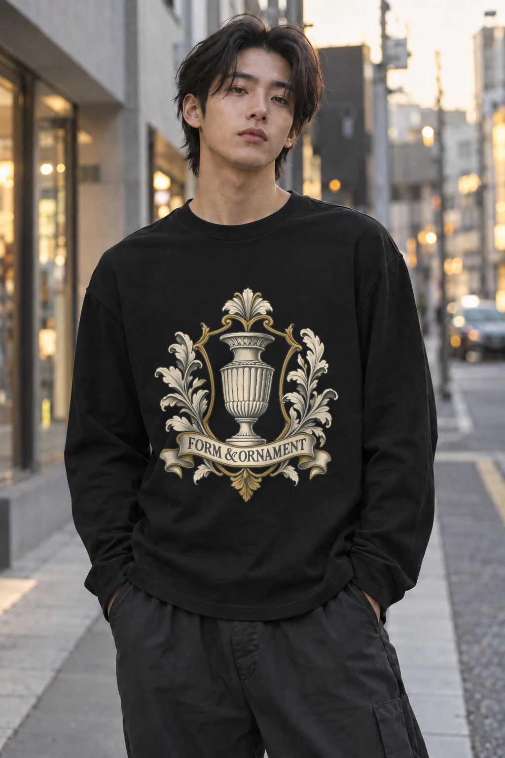 "Form & Ornament" Unisex Longsleeve T-shirt | Gildan 2400