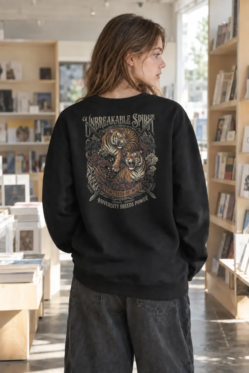“Fortress Of Will” Heavy Blend Unisex Crewneck Sweatshirt | Gildan 18000