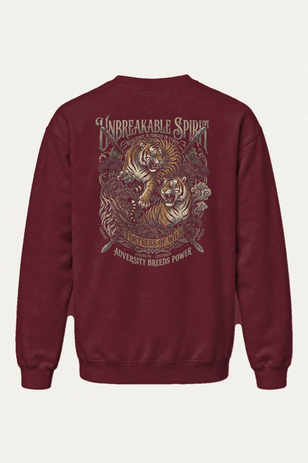 "Fortress Of Will" Heavy Blend Unisex Crewneck Sweatshirt | Gildan 18000