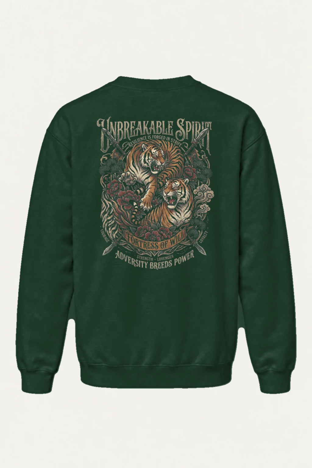 "Fortress Of Will" Heavy Blend Unisex Crewneck Sweatshirt | Gildan 18000