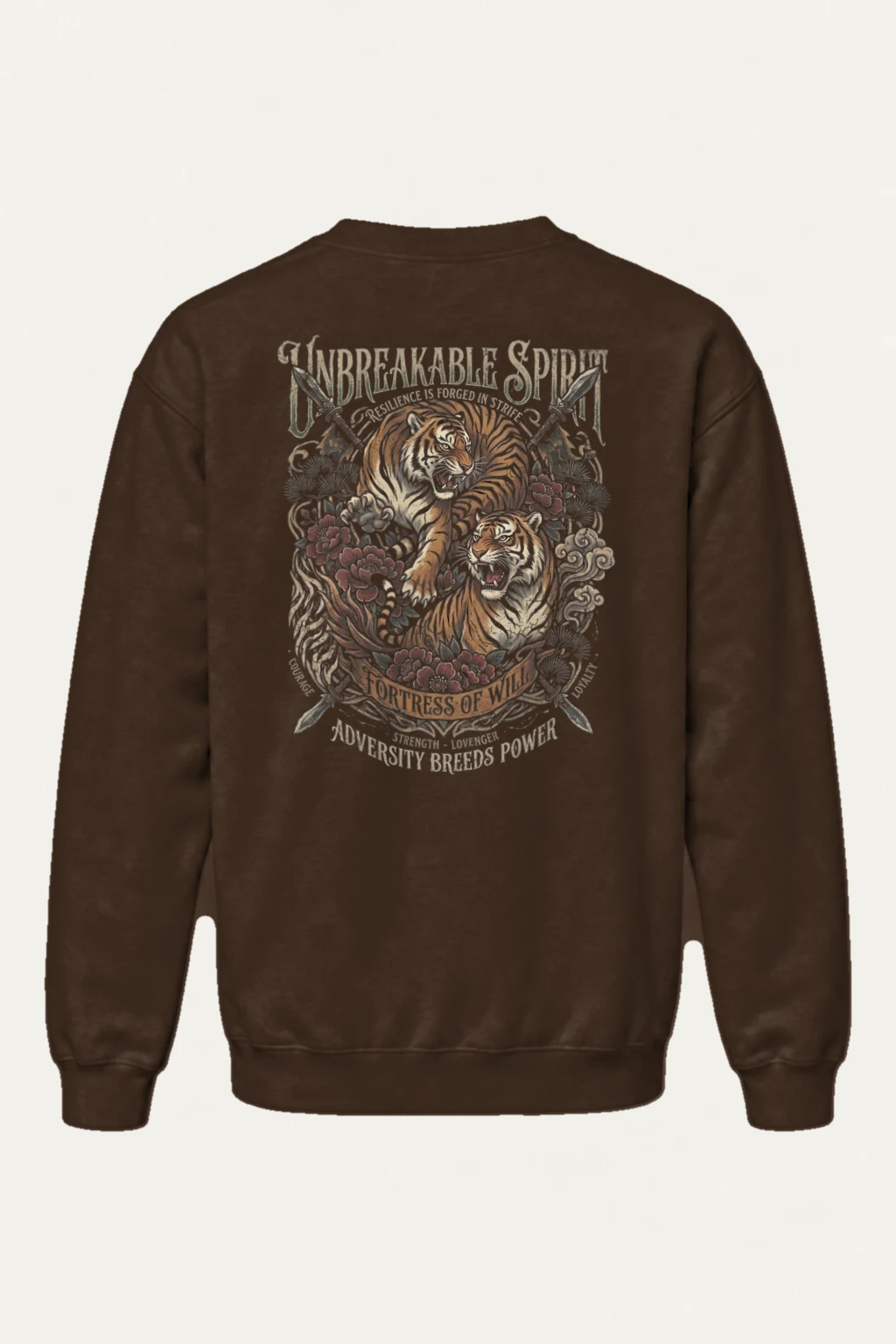 "Fortress Of Will" Heavy Blend Unisex Crewneck Sweatshirt | Gildan 18000